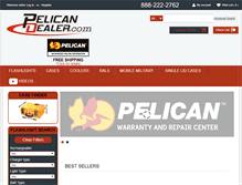 Tablet Screenshot of pelicandealer.com